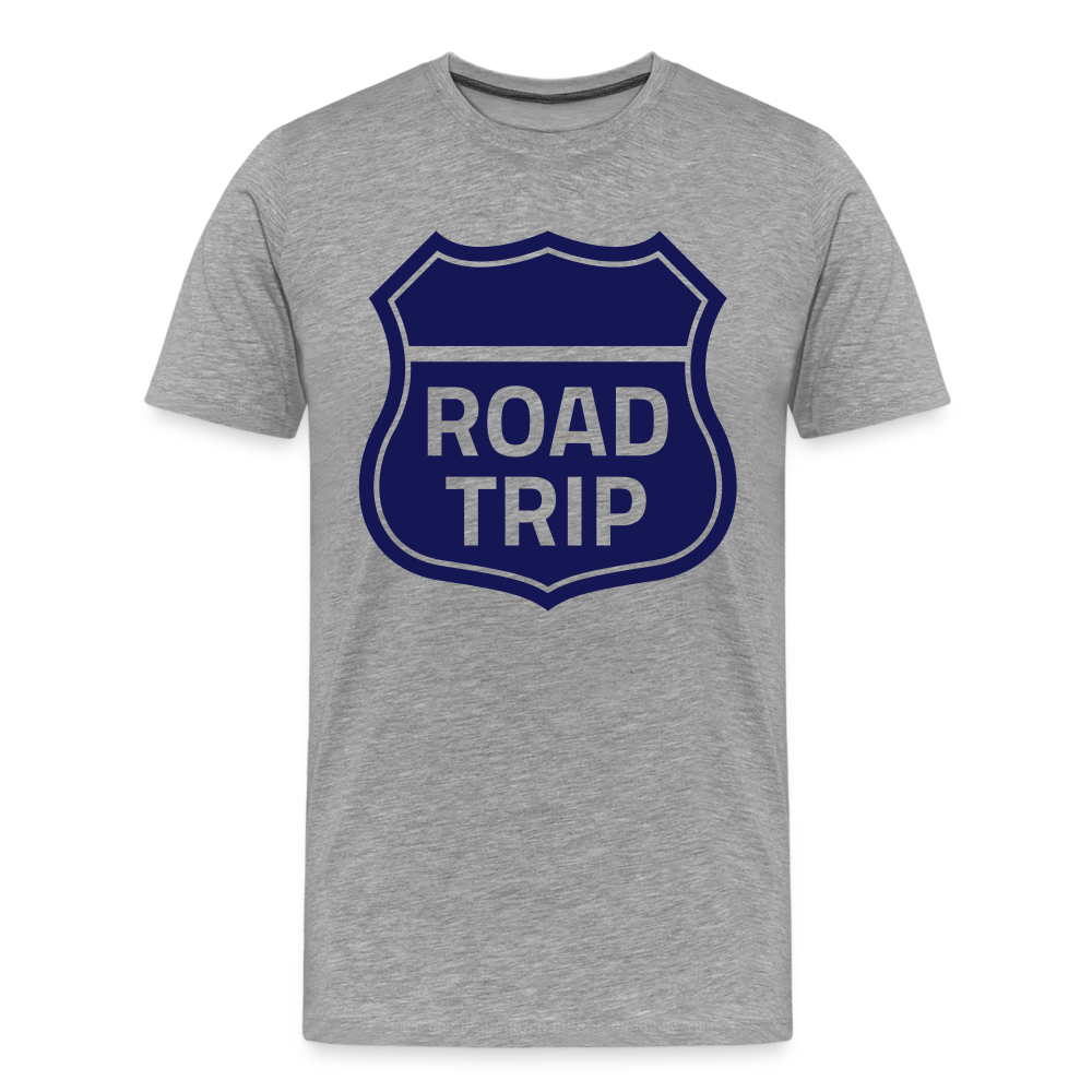 Männer Premium T-Shirt - Grau meliert