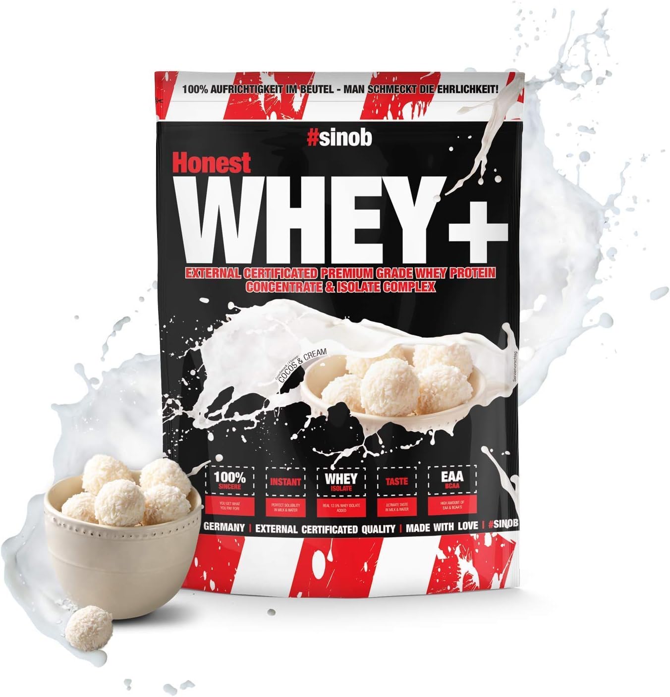Sinob Honest Whey+ 1000g/ 820g