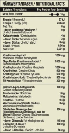 MST - Creatine Kick 1000g (später)