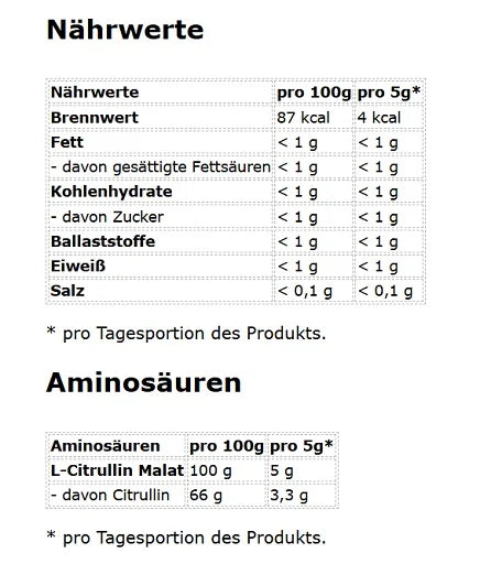 NNT Citrullin 210g