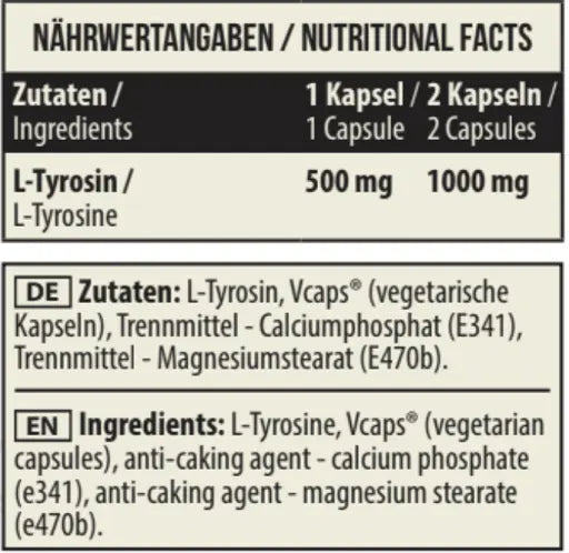 MST - L-Tyrosin 1000 90 Kapseln