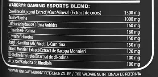 Genius Nutrition Warcry Gaming 240g