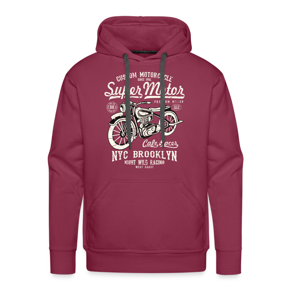 Männer Premium Hoodie - Bordeaux