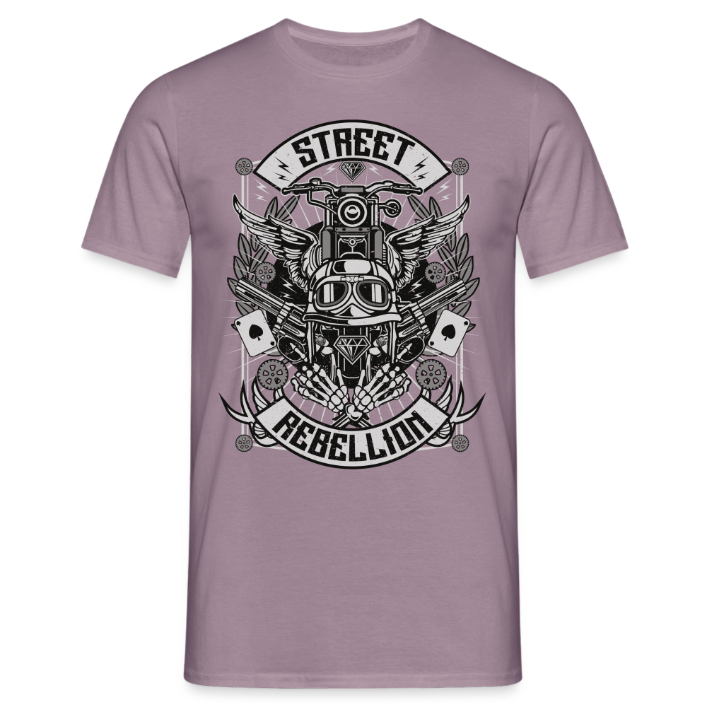 Männer T-Shirt - Lilagrau