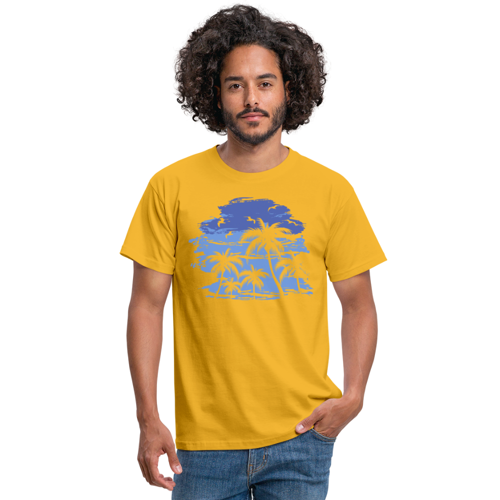 Männer T-Shirt - Gelb