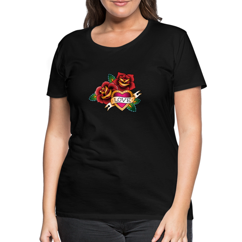 Frauen Premium T-Shirt - Schwarz