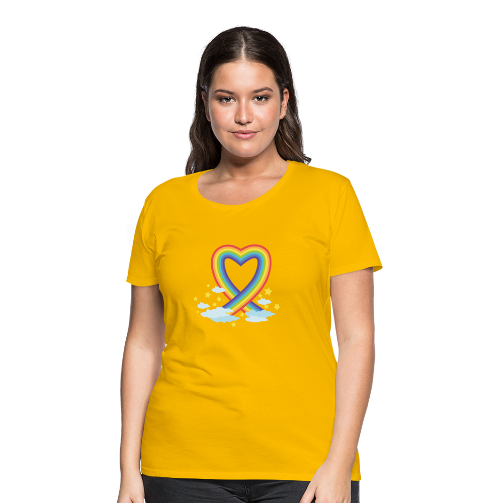 Frauen Premium T-Shirt - Sonnengelb