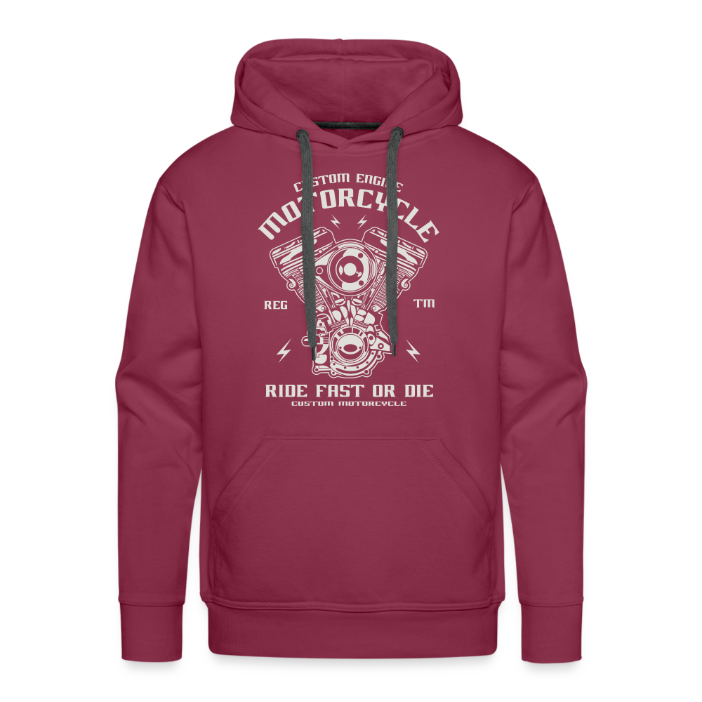 Männer Premium Hoodie - Bordeaux