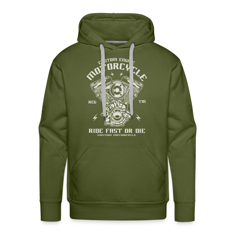 Männer Premium Hoodie - Olivgrün
