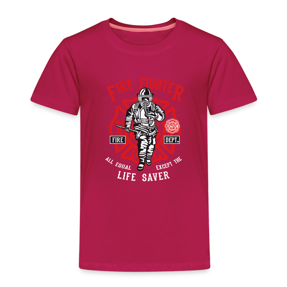 Kinder Premium T-Shirt - dunkles Pink
