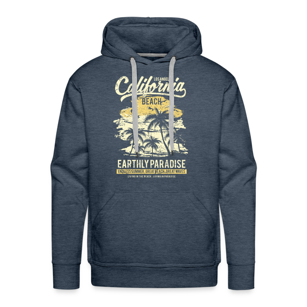 Männer Premium Hoodie - Jeansblau