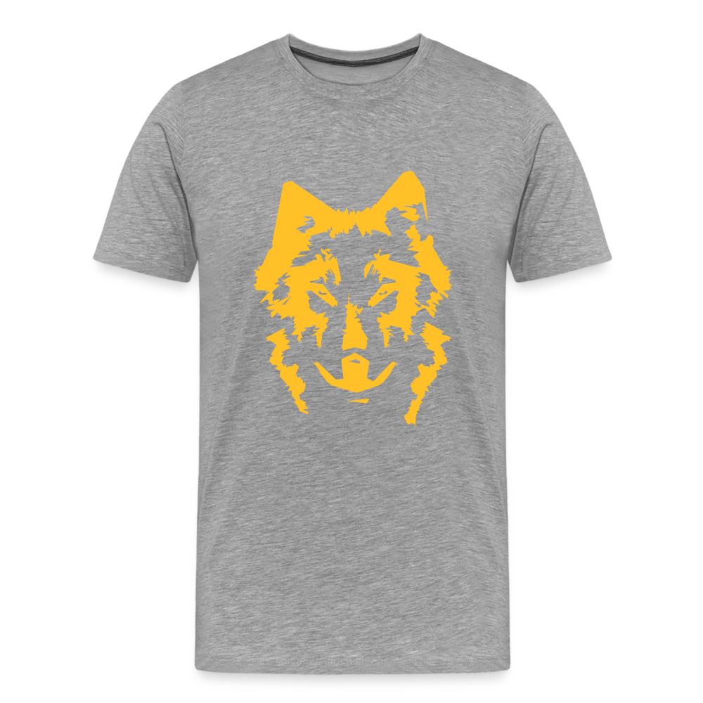 Männer Premium T-Shirt - Grau meliert