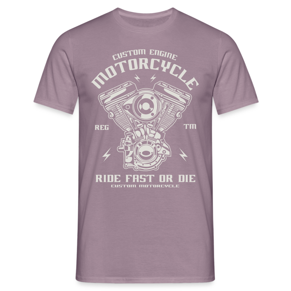 Männer T-Shirt - Lilagrau