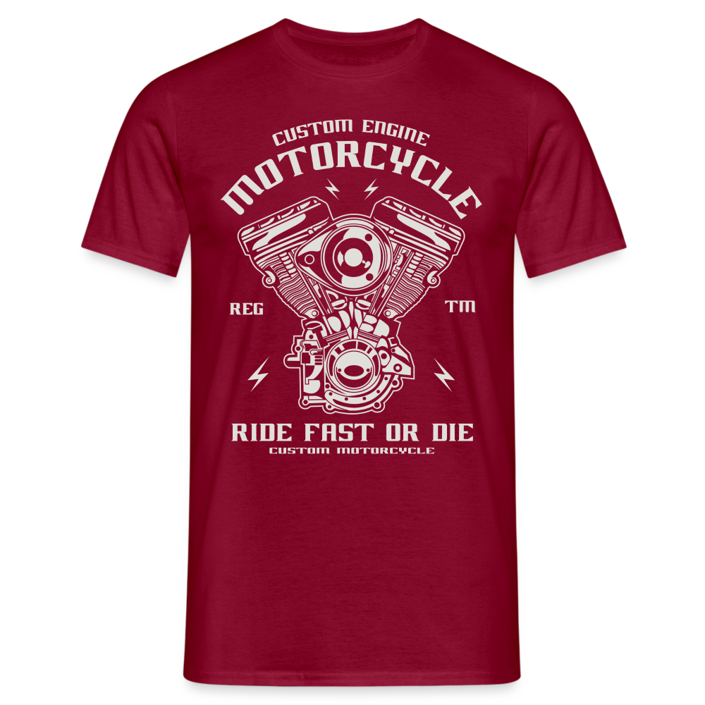 Männer T-Shirt - Ziegelrot