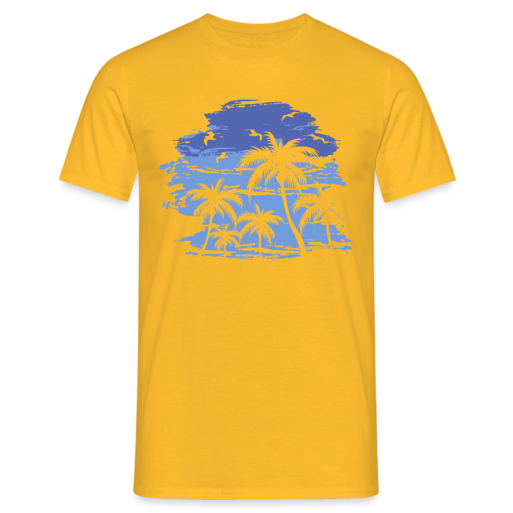 Männer T-Shirt - Gelb