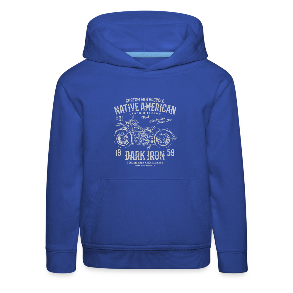 Kinder Premium Hoodie - Royalblau