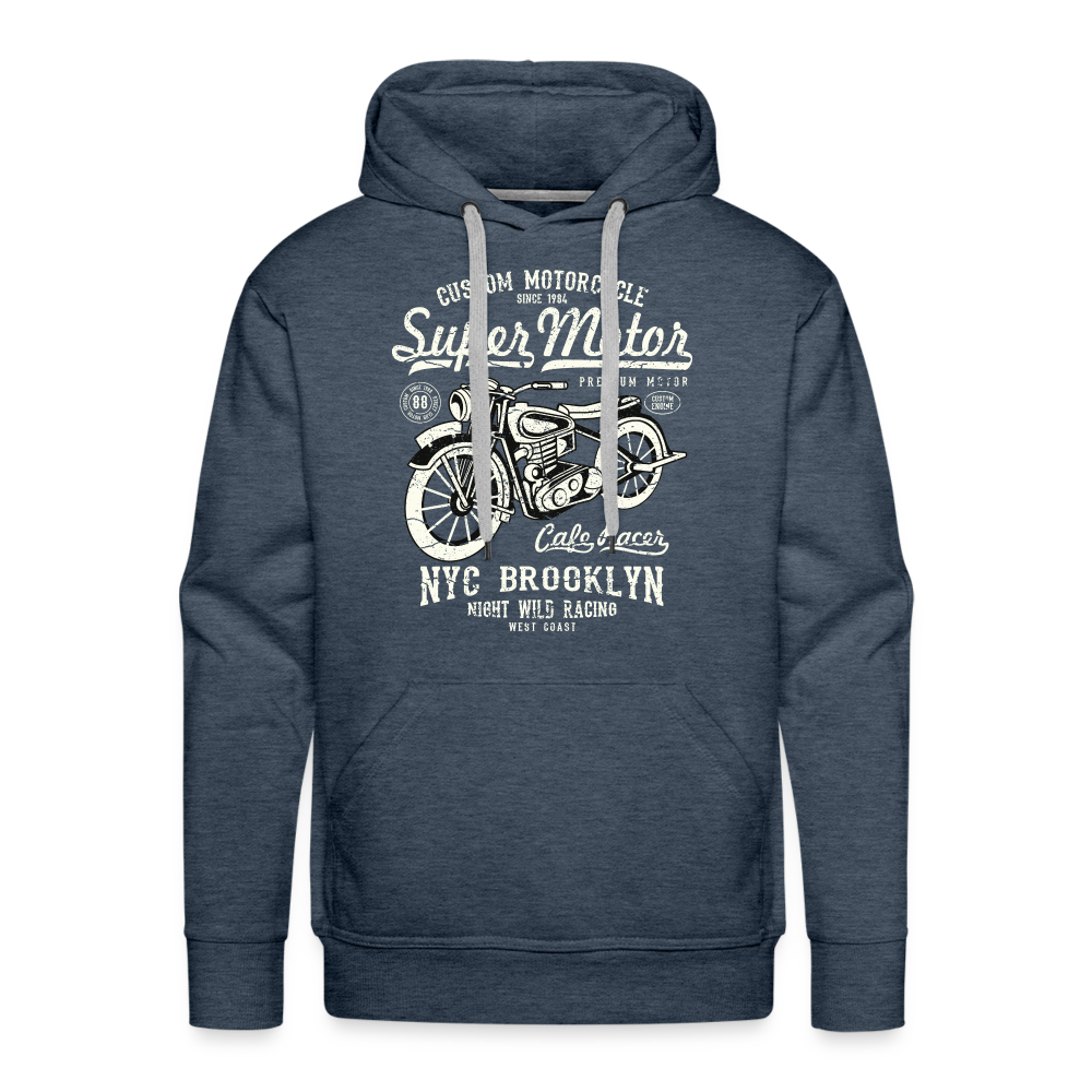 Männer Premium Hoodie - Jeansblau