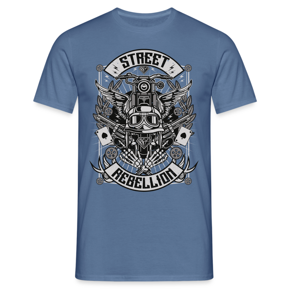 Männer T-Shirt - Taubenblau