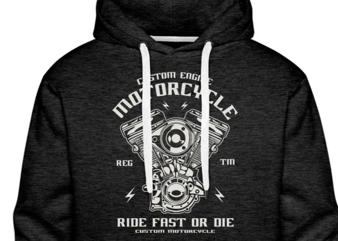 Männer Premium Hoodie - Anthrazit
