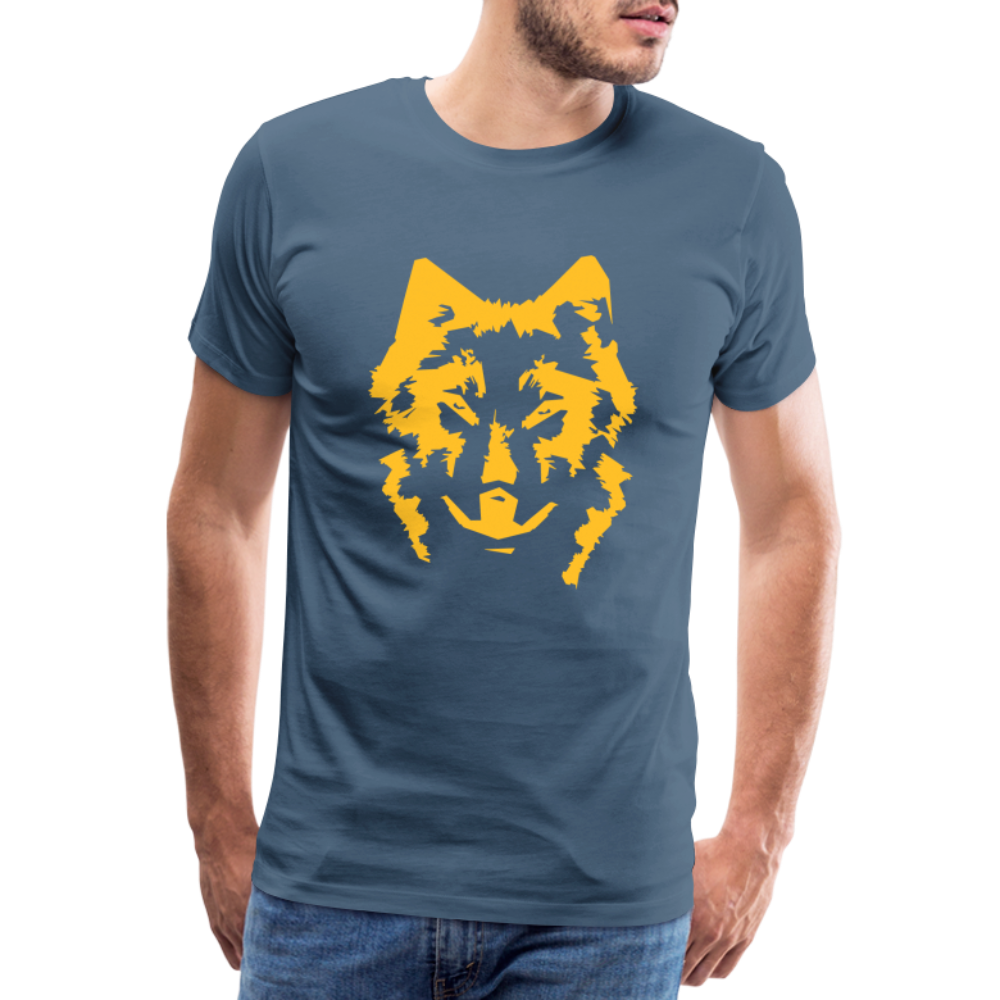 Männer Premium T-Shirt - Blaugrau