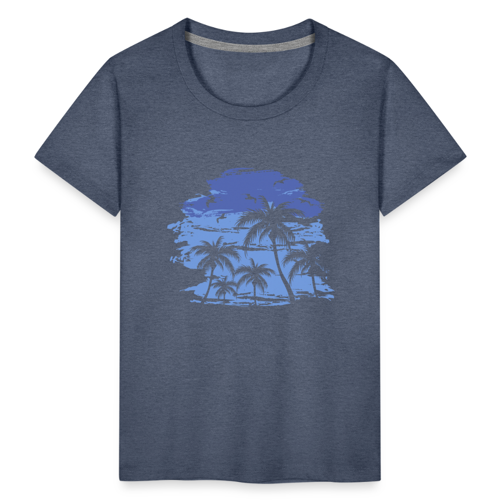 Teenager Premium T-Shirt - Blau meliert