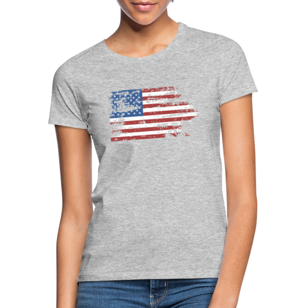 Frauen T-Shirt - Grau meliert