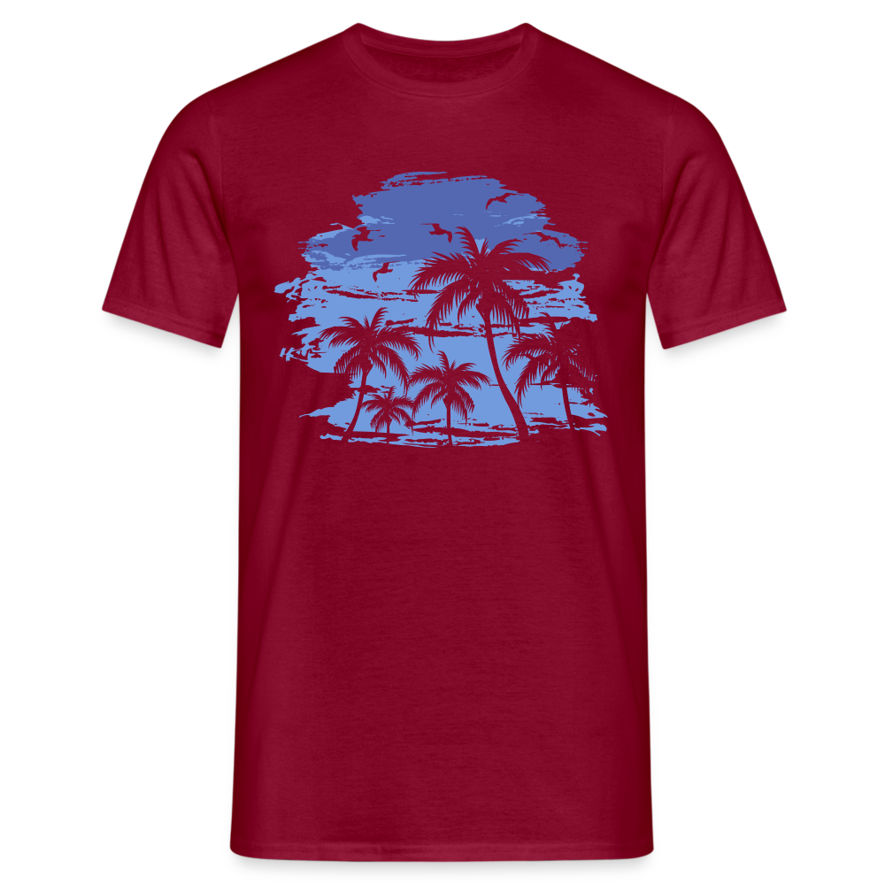 Männer T-Shirt - Ziegelrot