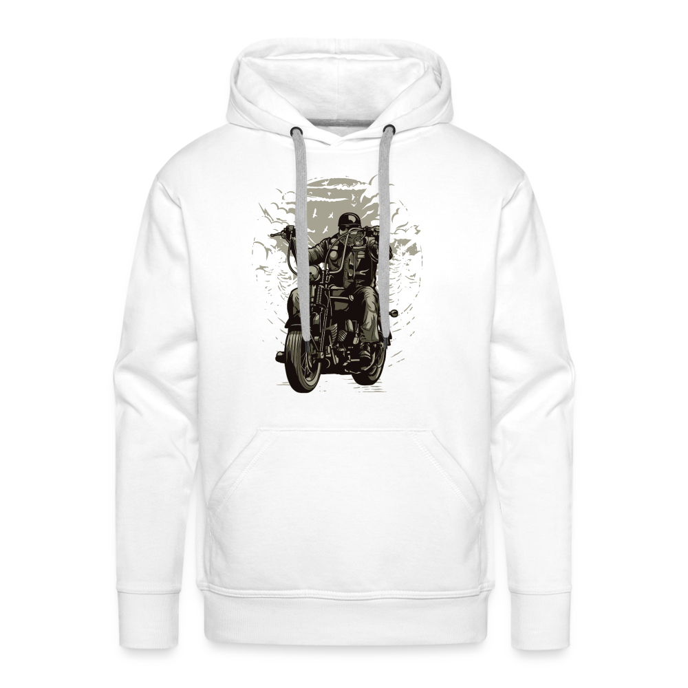 Männer Premium Hoodie - Weiß