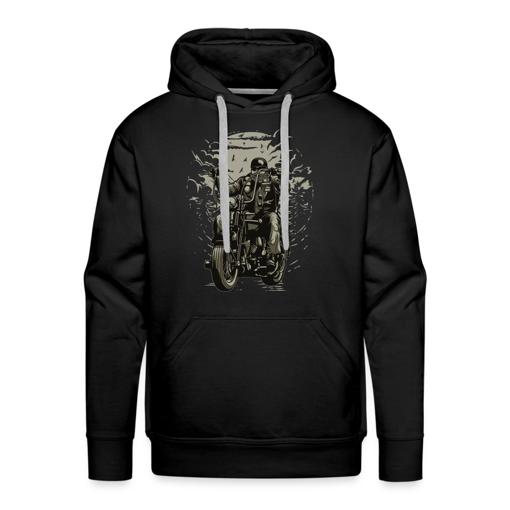 Männer Premium Hoodie - Schwarz