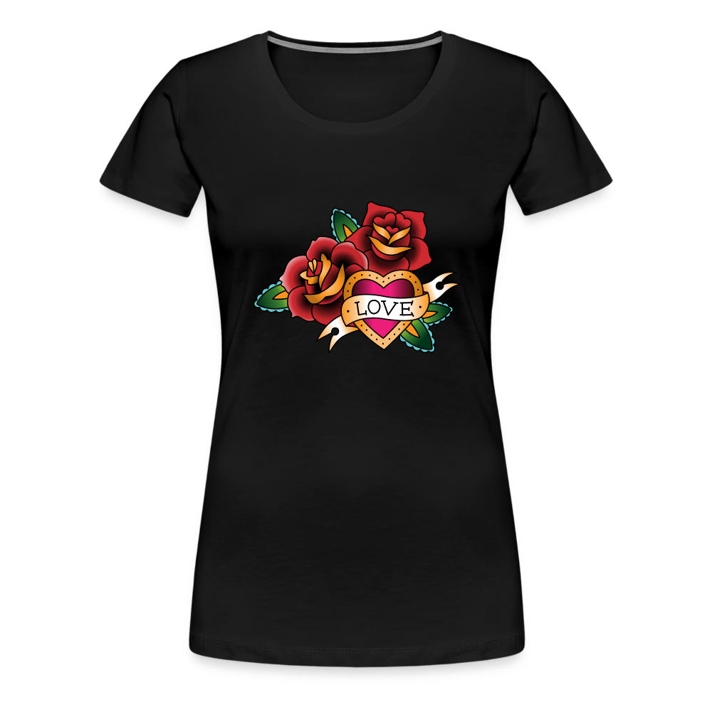 Frauen Premium T-Shirt - Schwarz