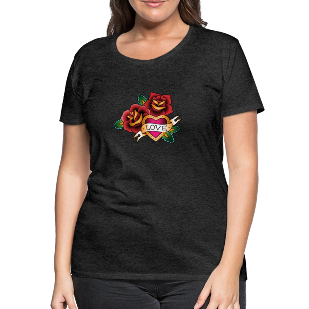 Frauen Premium T-Shirt - Anthrazit