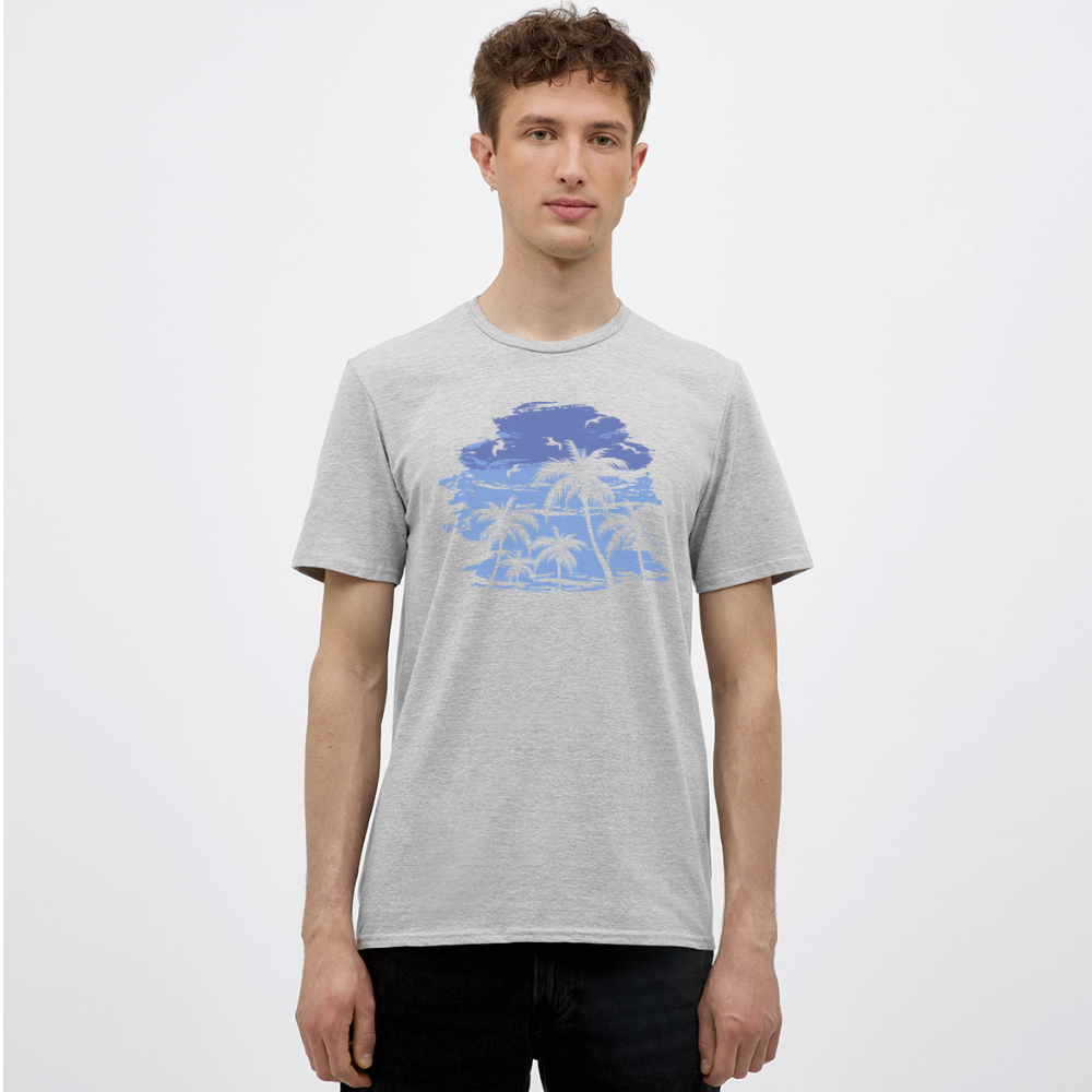 Männer T-Shirt - Grau meliert