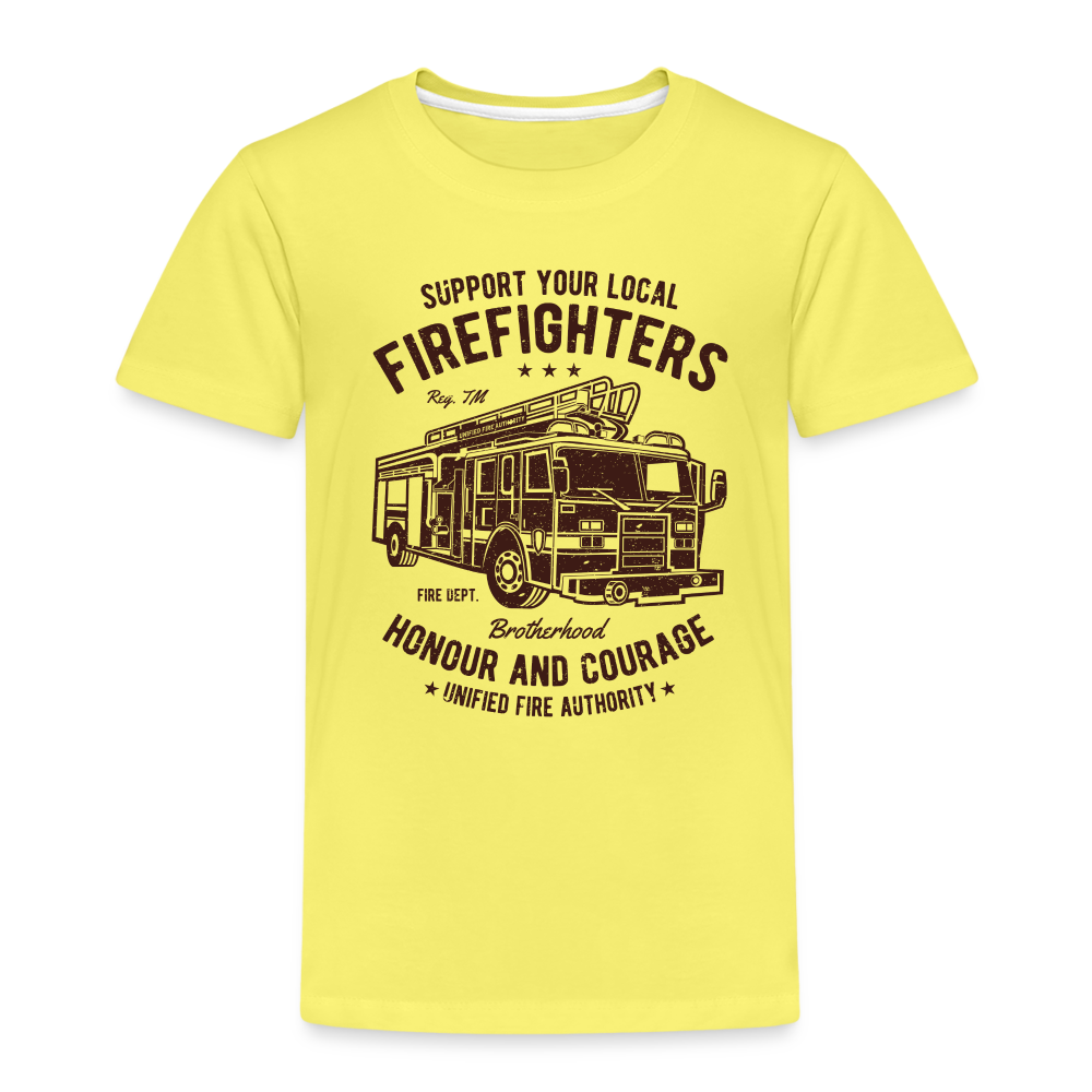 Kinder Premium T-Shirt - Gelb