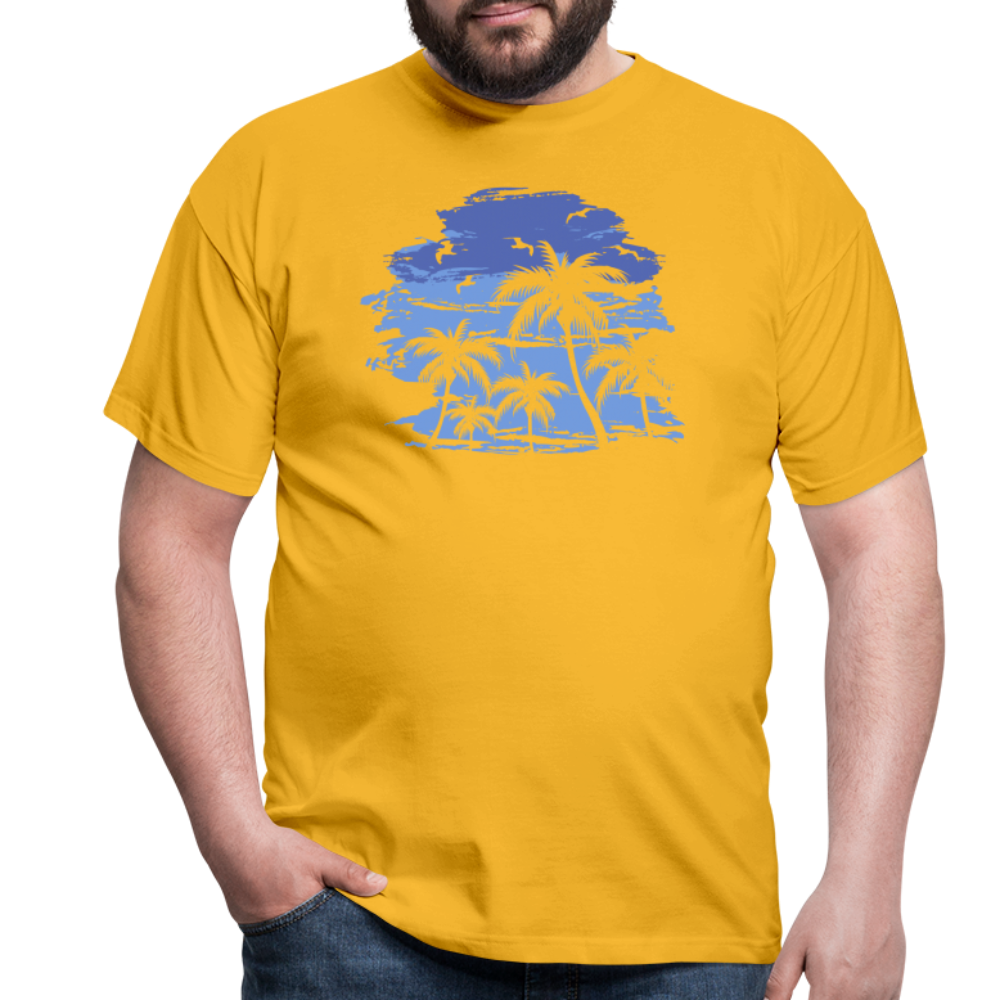 Männer T-Shirt - Gelb