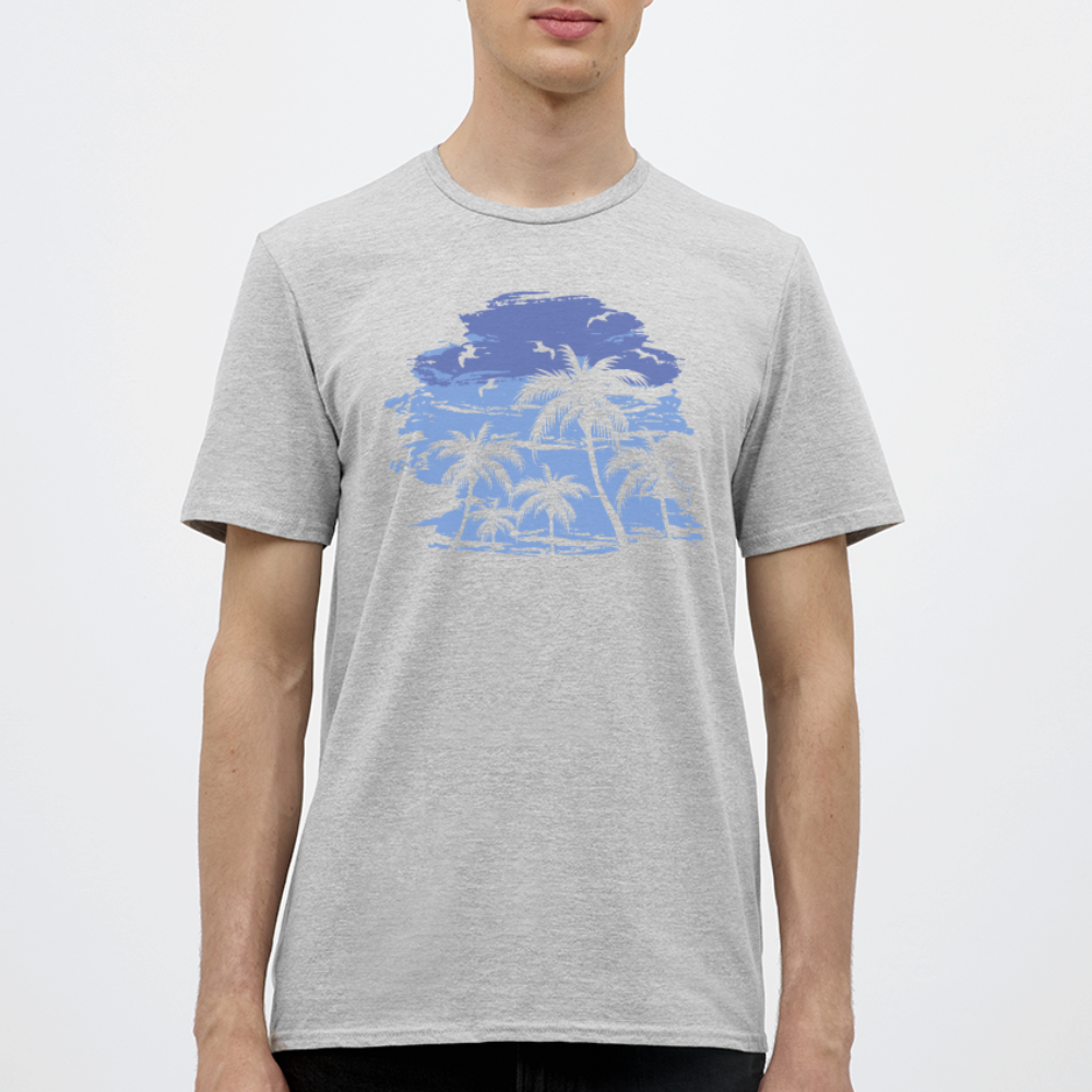 Männer T-Shirt - Grau meliert