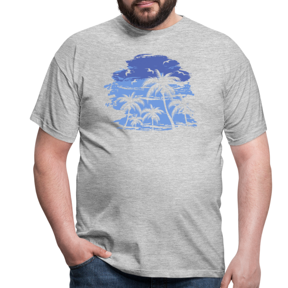 Männer T-Shirt - Grau meliert