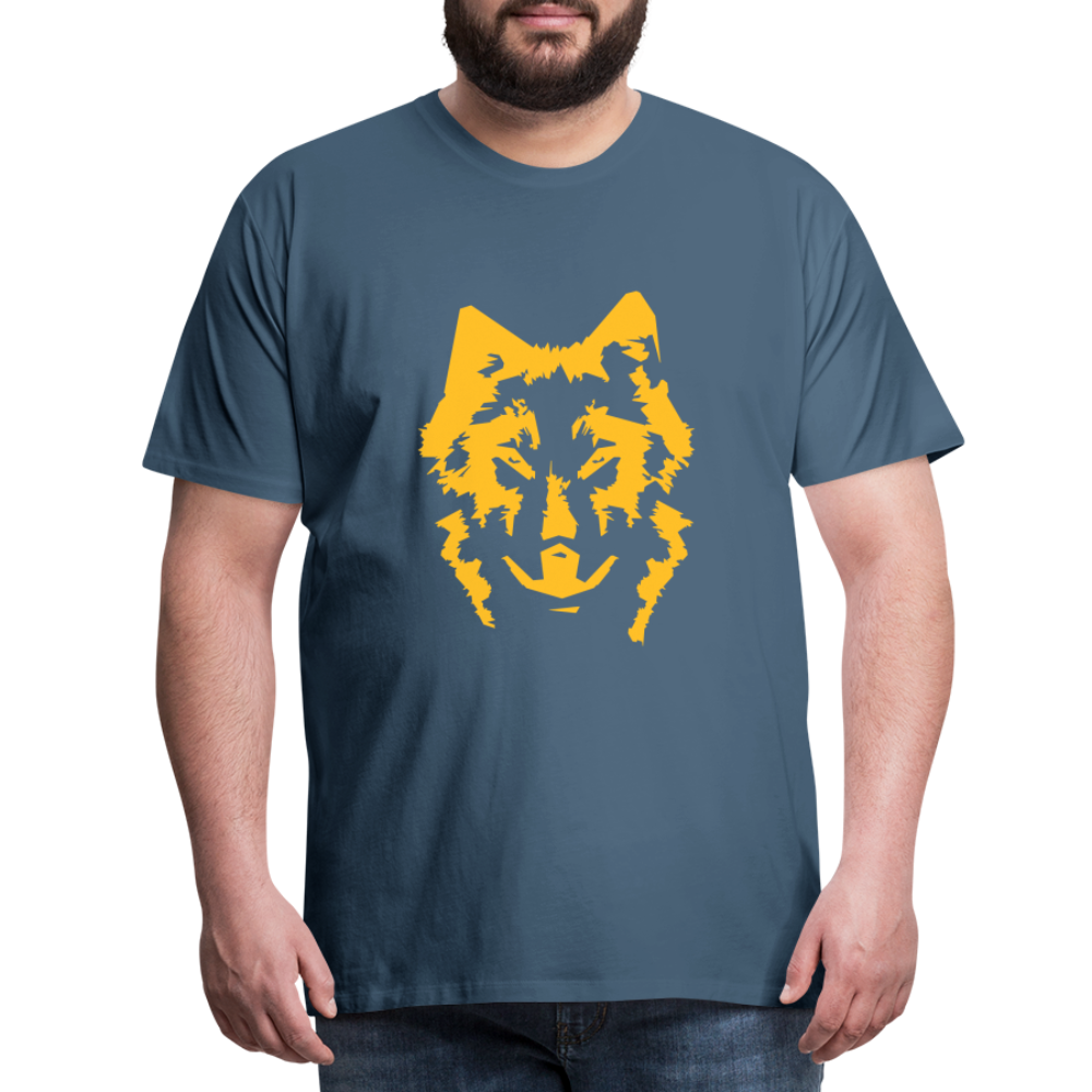 Männer Premium T-Shirt - Blaugrau