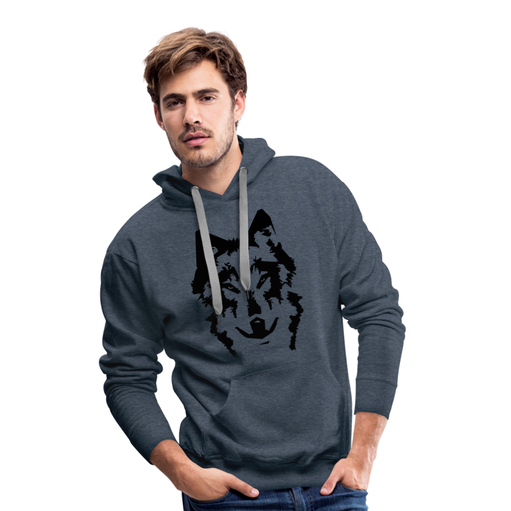 Männer Premium Hoodie - Jeansblau