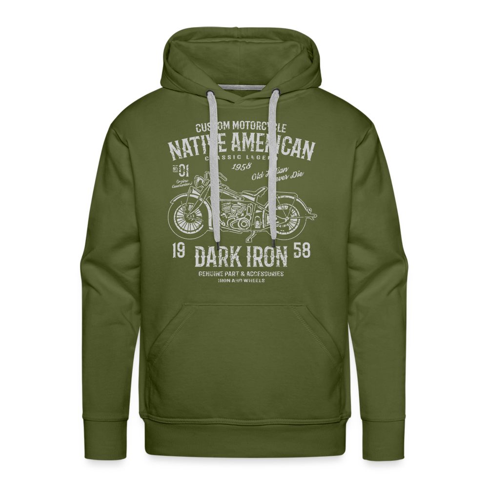 Männer Premium Hoodie - Olivgrün