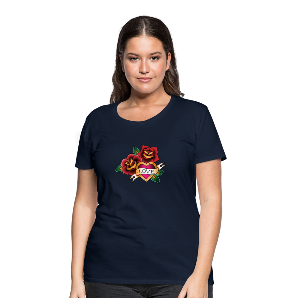 Frauen Premium T-Shirt - Navy