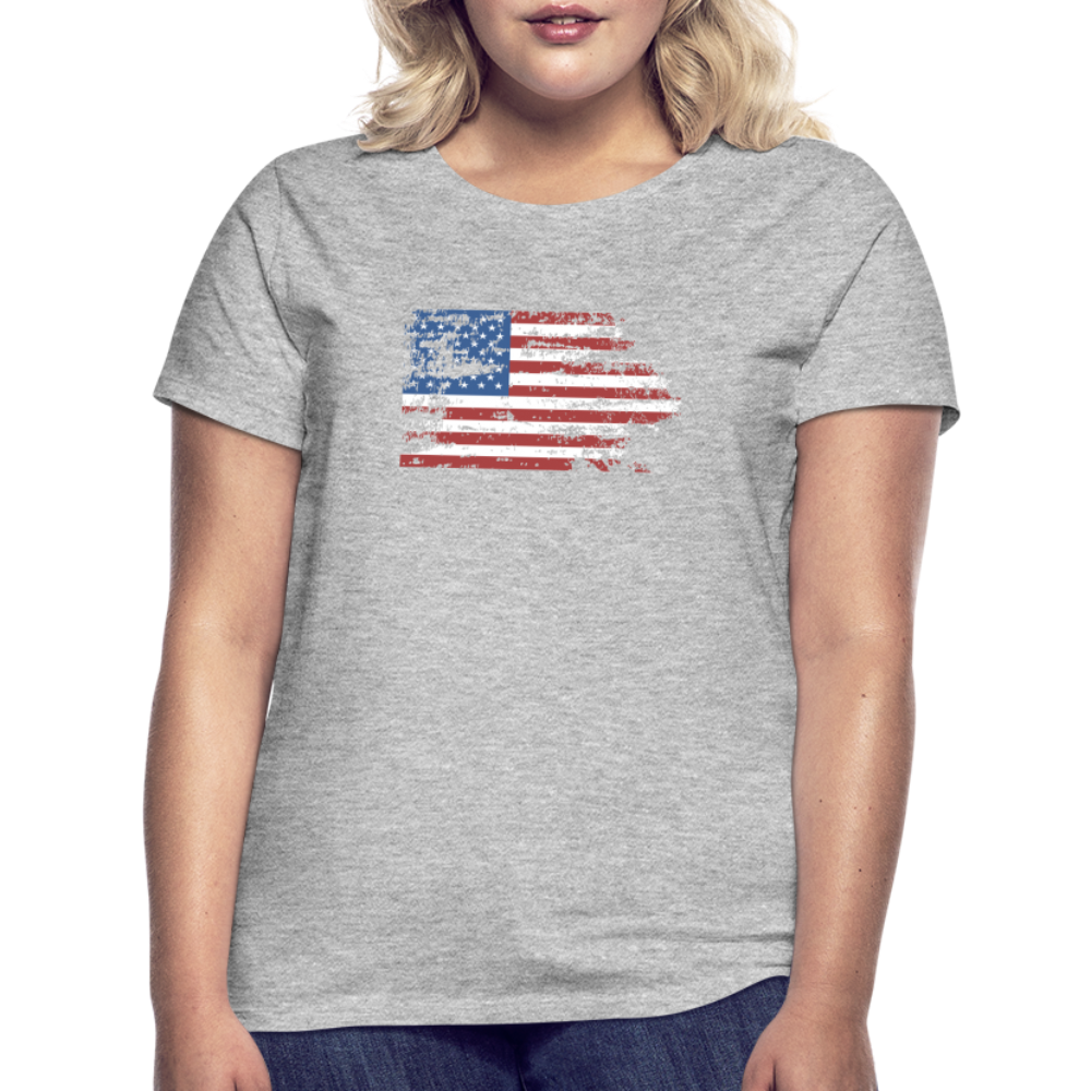 Frauen T-Shirt - Grau meliert