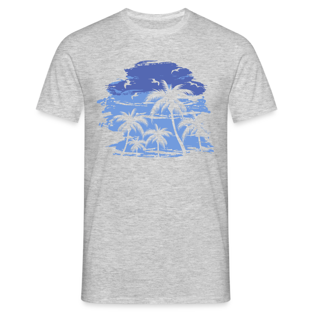 Männer T-Shirt - Grau meliert