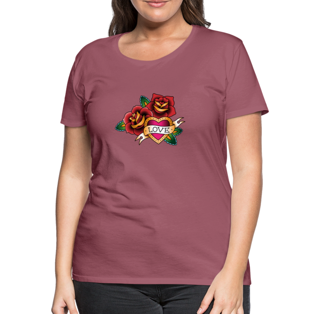 Frauen Premium T-Shirt - Malve