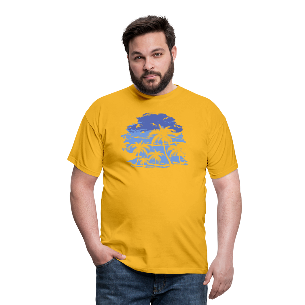 Männer T-Shirt - Gelb