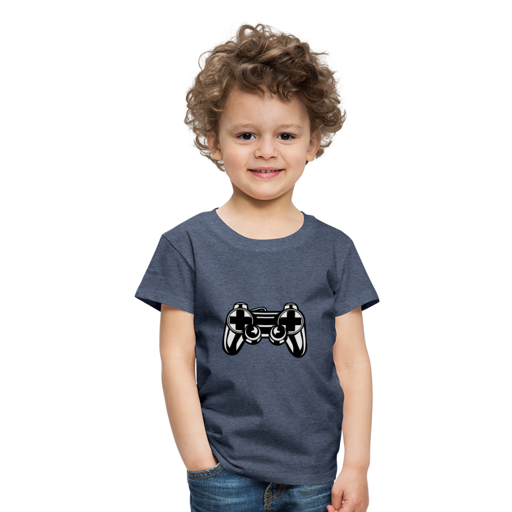 Kinder Premium T-Shirt - Blau meliert