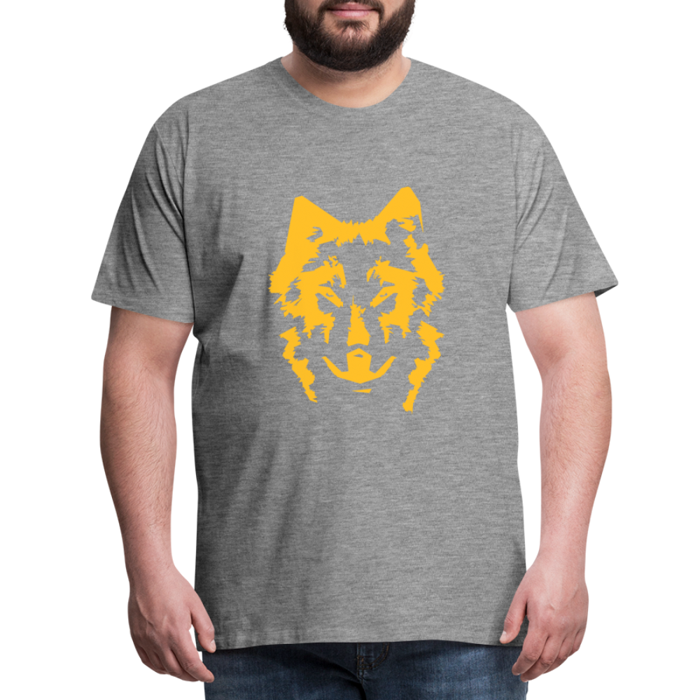 Männer Premium T-Shirt - Grau meliert