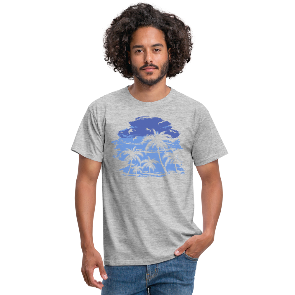 Männer T-Shirt - Grau meliert