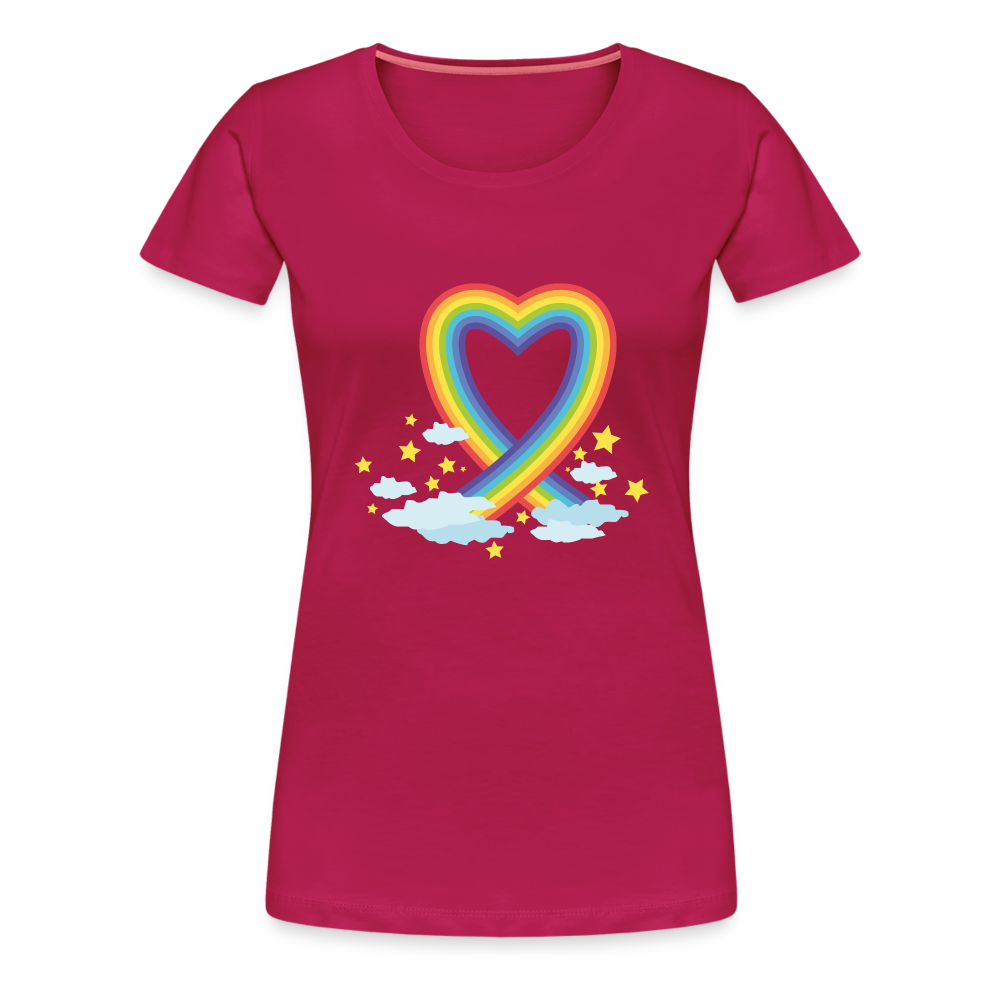 Frauen Premium T-Shirt - dunkles Pink