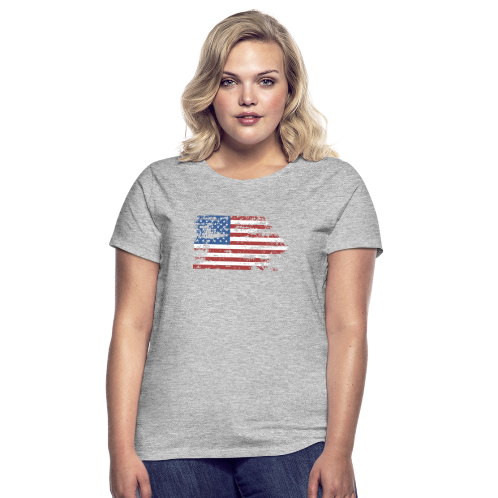 Frauen T-Shirt - Grau meliert