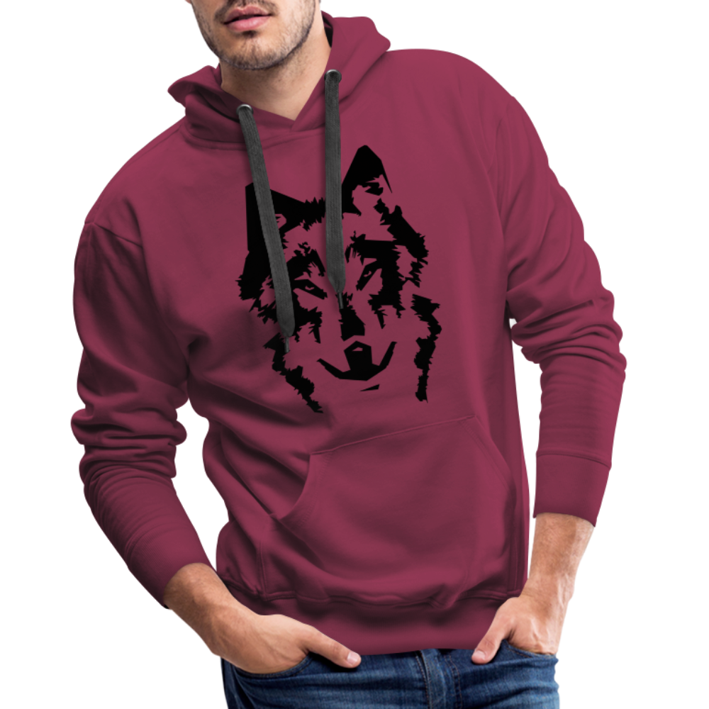 Männer Premium Hoodie - Bordeaux